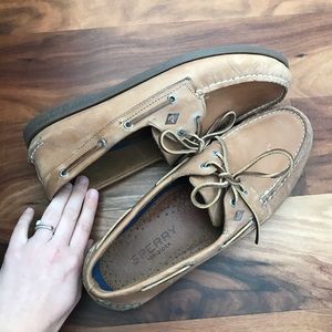 Sperry Topsider Leather Loafers Men’s Brown Casual